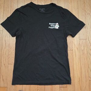 Rappers With Puppies  Dog Limited Black Shirt Snoop Wayne BIG Pharell Size Small